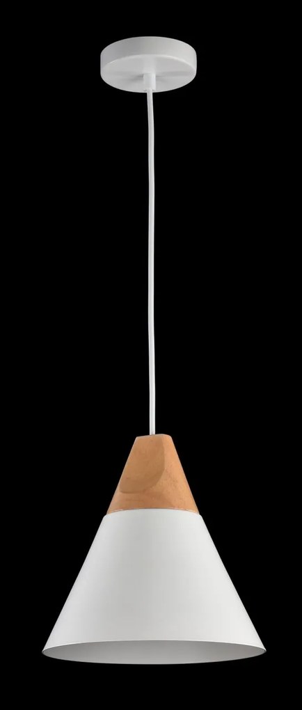 Pendul design modern Bicones alb 22