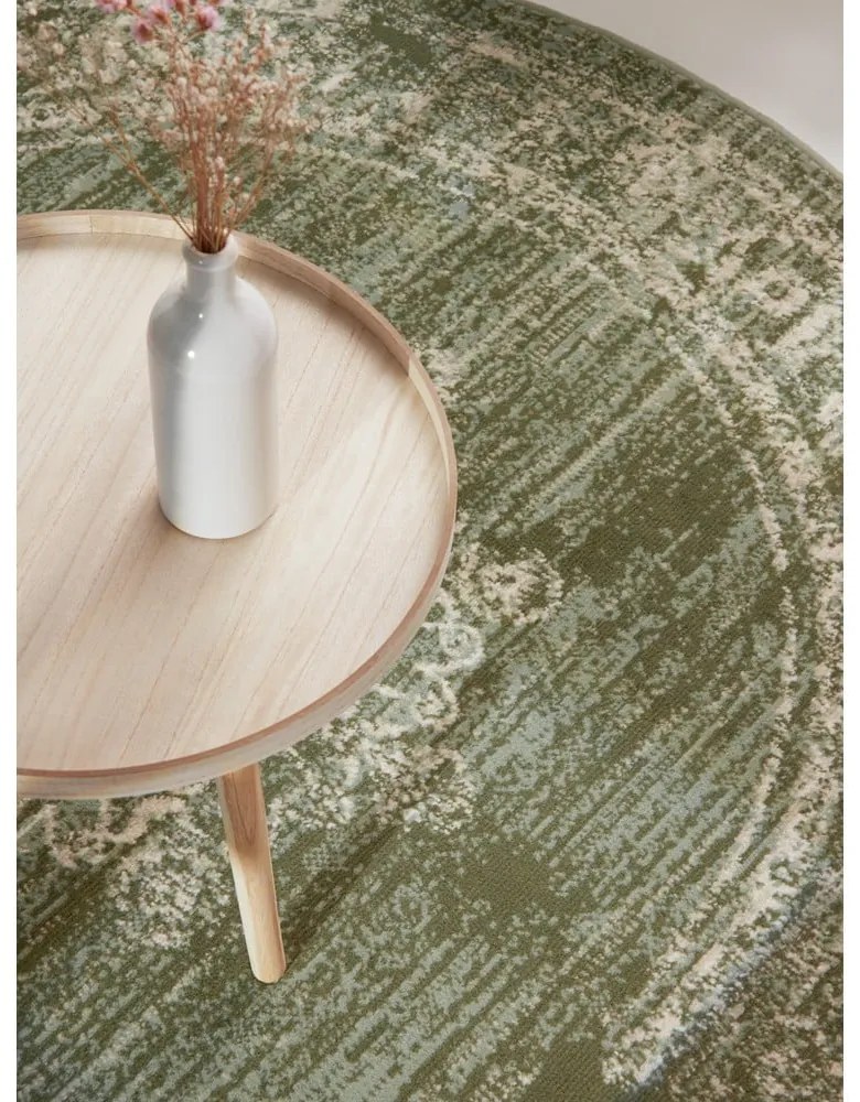 Covor verde rotund ø 120 cm Gloria Lydia – Hanse Home