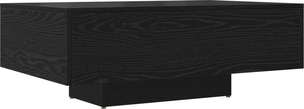 vidaXL Masă de cafea Stejar Negru 85 x 55 x 31 cm
