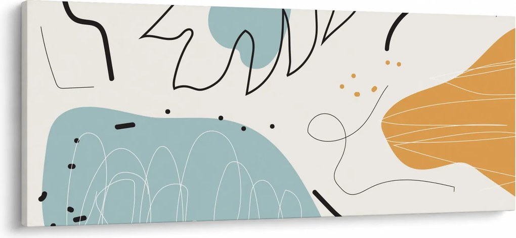 Tablou - Ilustrație de frunze (120x50 cm)