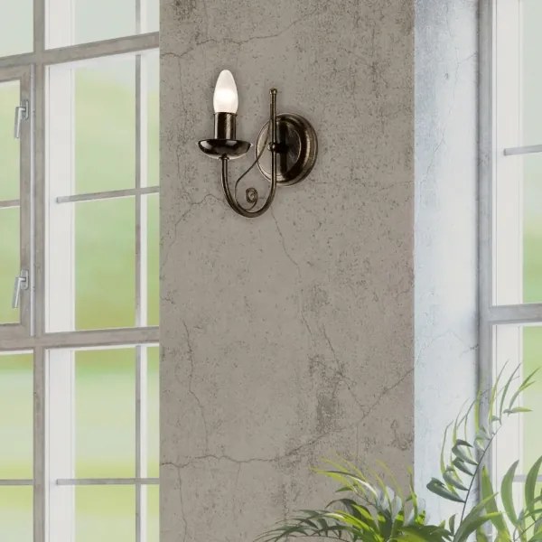 Aplică perete DONATO 1xE14x40W/230V