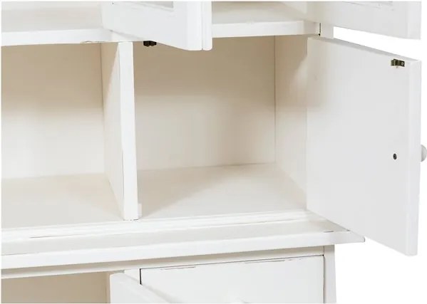 Vitrina, L156 50 H200 cm, 4 usi si sertare