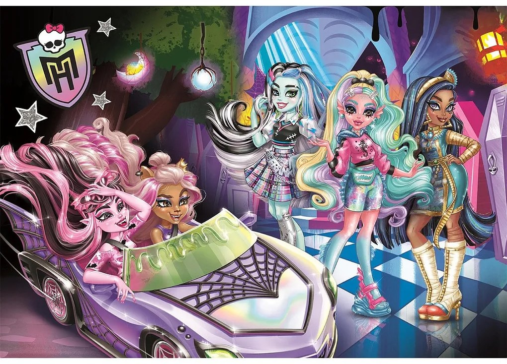 Monster High Car Puzzle Clementoni cu 104 piese