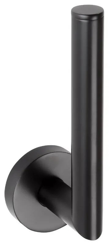 Suport pentru hârtie igienică din alamă Sapho X-Round, negru