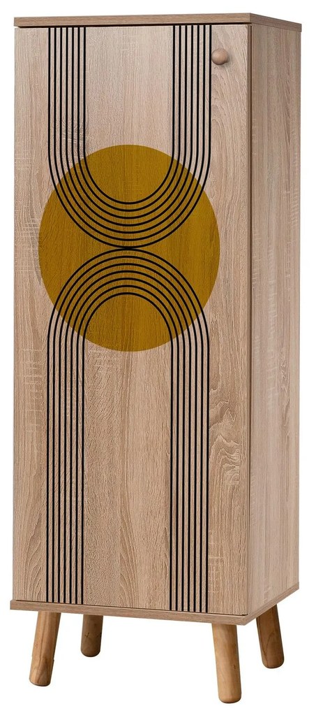 Mobilier hol Beside 21 (stejar sonoma + antracit). 1093985