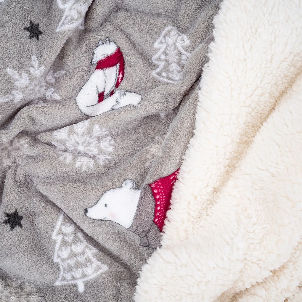 Pătură imitație blăniță 4Home Arctic Snuggles, 150 x 200 cm