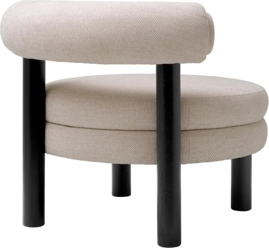 Fotoliu elegant design LUX Zoey, Fisher sand