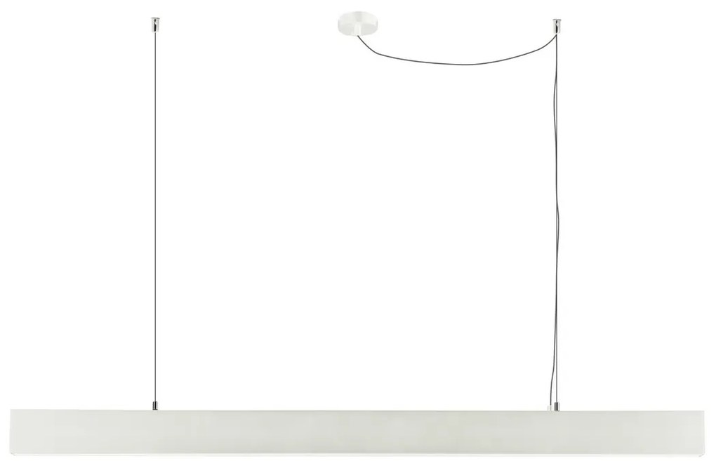 Lustra LED moderna design minimalist LINNEA 140cm alba