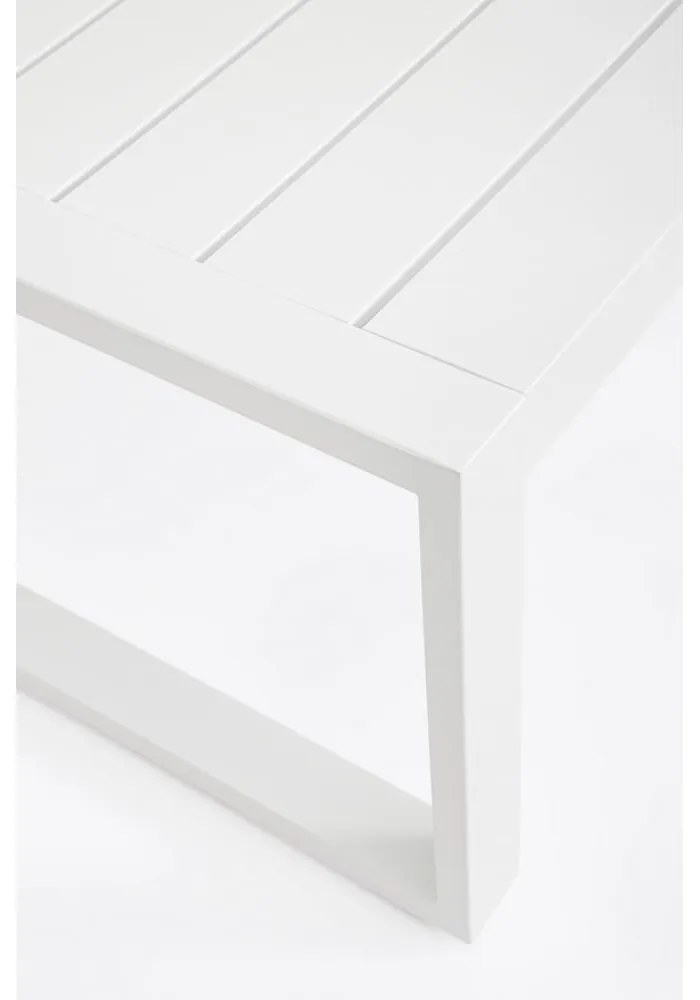 Set mobilier de grădină alb din aluminiu pentru 4 persoane Kallen – Bizzotto
