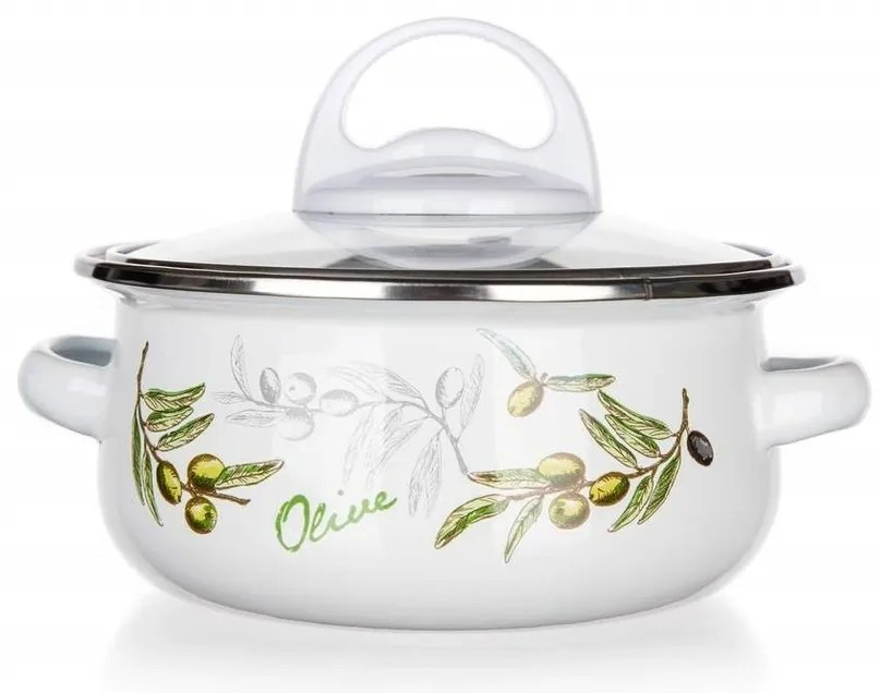 Banquet Set de 6 piese de vase smălțuite Olives