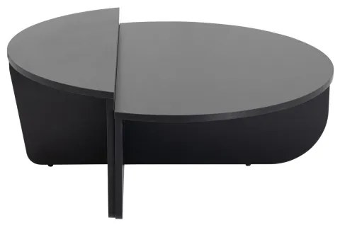 SET 2x măsuță de cafea ORION negru