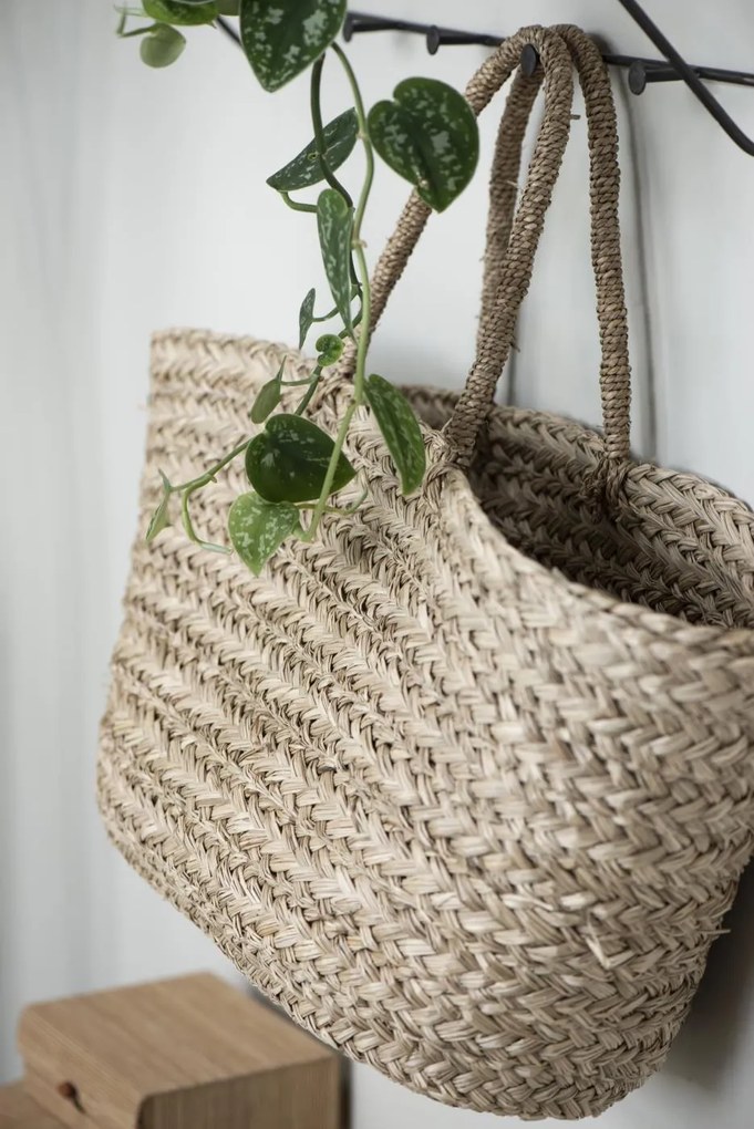 IB Laursen Geanta de plaja din iarba de mare, BEACH BAG