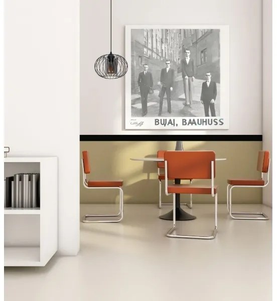 Lustră pe cablu CORRINI 1xE27/60W/230V d. 25 cm negru/gri