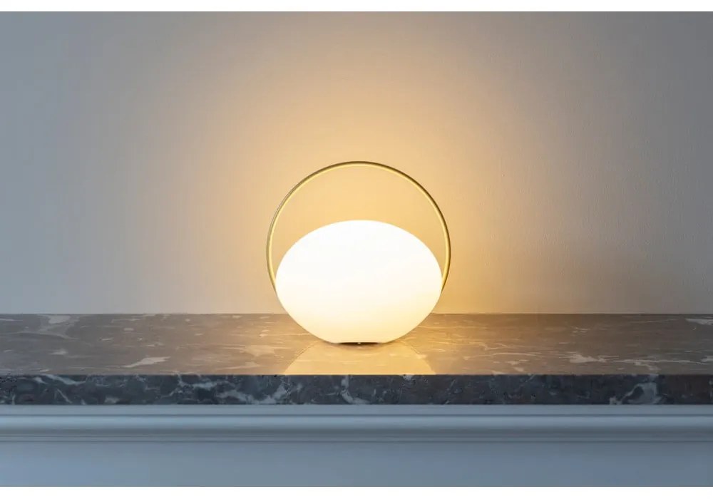 Veioză albă LED cu intensitate reglabilă (înălțime 19 cm) Orbit – UMAGE