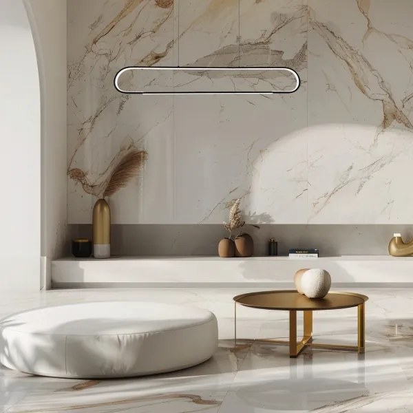 Lustră LED pe cablu FRAME LED/42W/230V negru