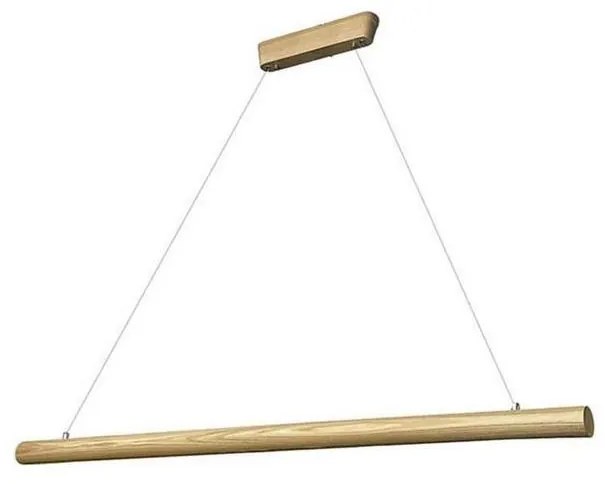 Lustră LED pe cablu LED/26W/230V 4000K 150 cm frasin/lemn masiv