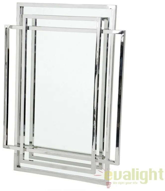 Oglinda design elegant LUX New Classic argintiu 105197 HZ