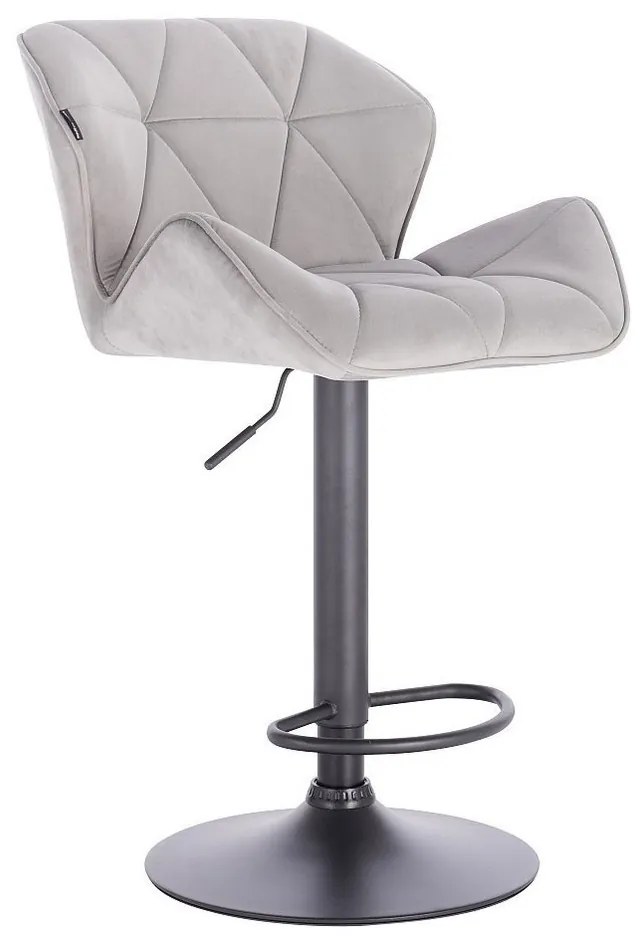 HR111W Scaun Catifea Verde Velur cu Bază Neagra