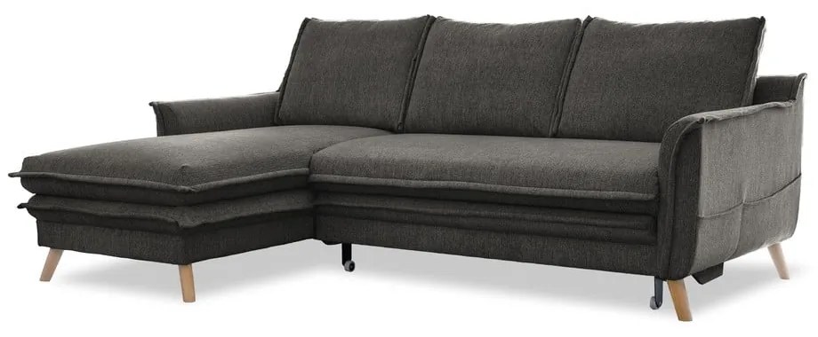 Colțar gri închis extensibil (cu colț pe partea stângă ) Charming Charlie – Miuform