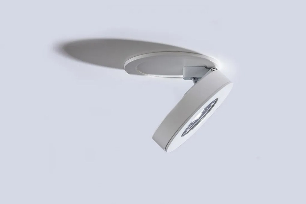 Spot LED incastrat directionabil de tavan/plafon IP54 FRIDA 7W 3000K alb