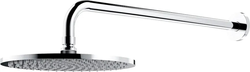 Palarie de dus cu brat Omnires Slimline finisaj crom lucios ø25 cm 1 functie