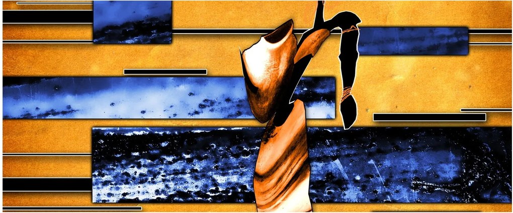 Tablou picturii abstracte (120x50 cm)