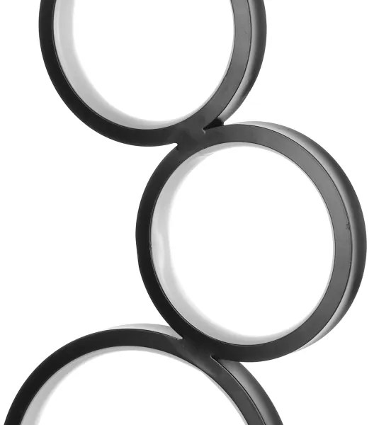 Lampă de birou LED RINGS ONLI, 17W, 230V, 4000K, 37 cm, neagră