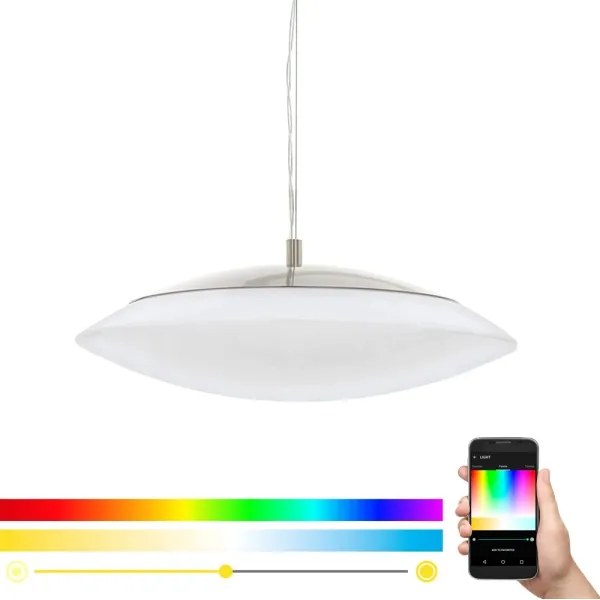 Eglo 97812 - Lustră LED RGB dimabilă suspendată pe cablu FRATTINA-C LED/27W/230V