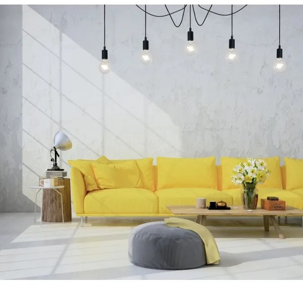 Lustră pe cablu Lucide 08408/05/30 FIX MULTIPLE 5xE27/60W/230V