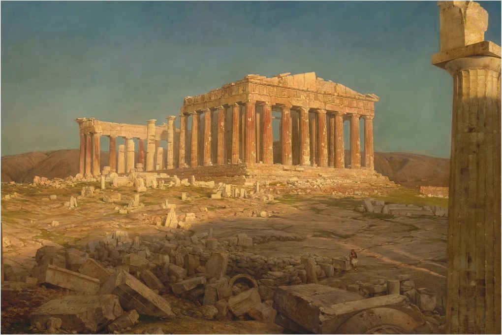 Tablou - Frederic Edwin Church, The Parthenon, reproducere (90x60 cm)