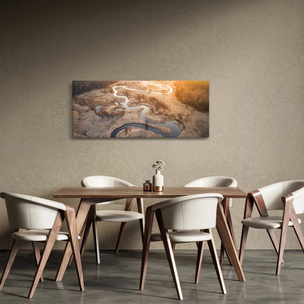 Tablou - Răsărit la Meander (120x50 cm)