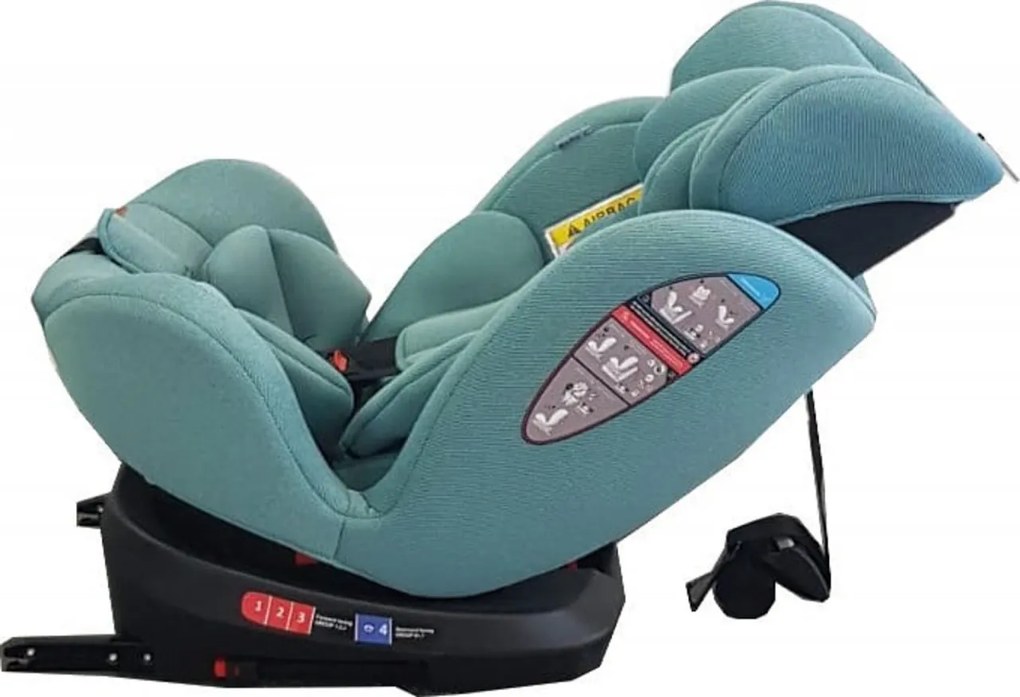 Scaun Auto cu Isofix NOVOKIDS™ Safety Seat 7000, Cu rotire 360 grade, 0-36 kg, Tetiera reglabila pe inaltime, Omologare R-129 i-Size, Transformabil