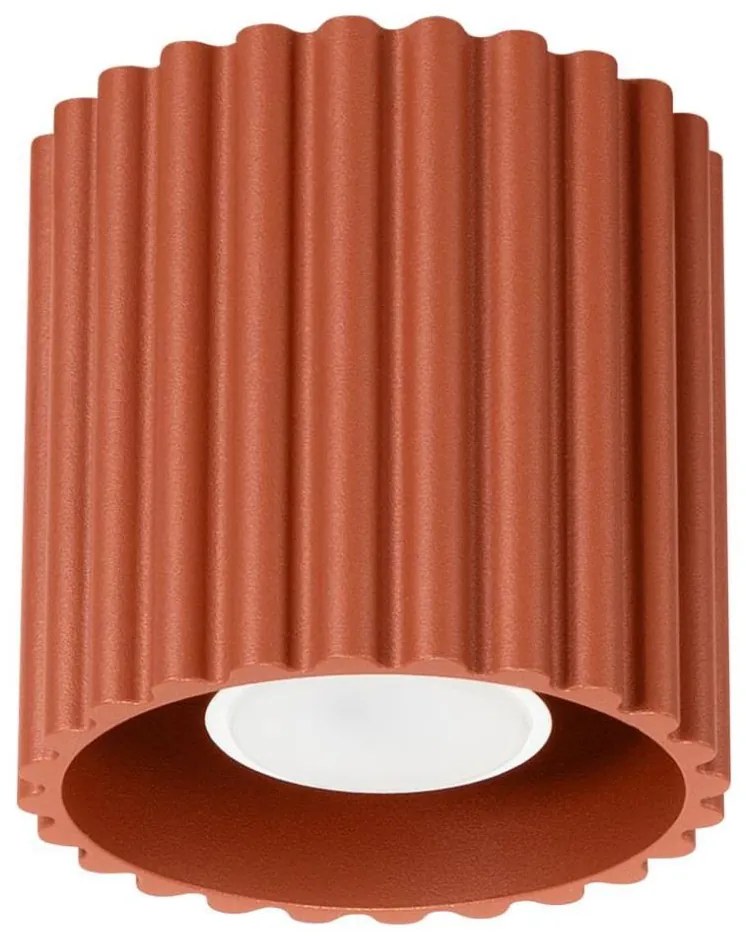 Sollux SL.1799 - Spot AURA 1xGU10/10W/230V, 10 cm, portocaliu