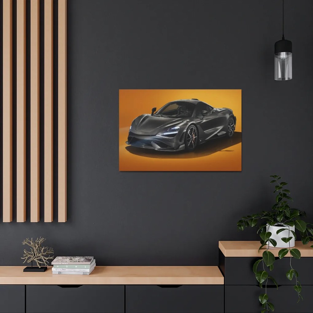 Tablou Canvas Black Mclaren 120x80 cm