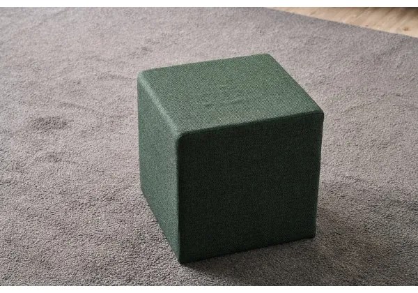 Taburet CUBI 40x40 cm, verde