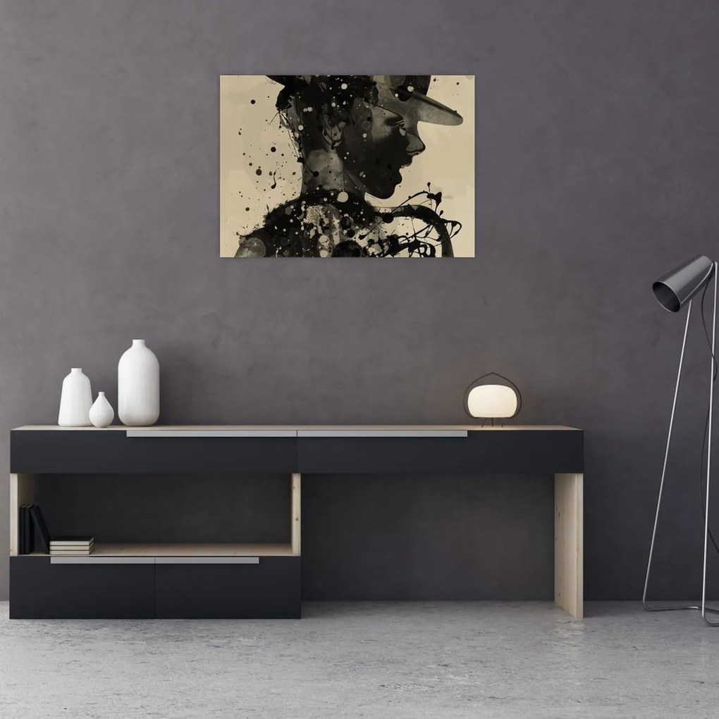 Tablou - Femeie de jazz (70x50 cm)