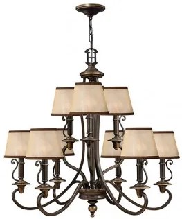 Candelabru clasic PLYMOUTH 9 becuri E14 Elstead HK/PLYMOUTH9