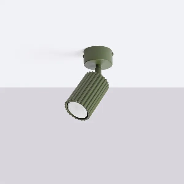 Spot CRESTO 1xGU10/10W/230V verde - Brilagi