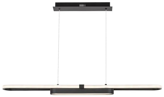 Lustră LED pe cablu CONTESSA LED/48W/230V 4000K negru Rabalux 72030