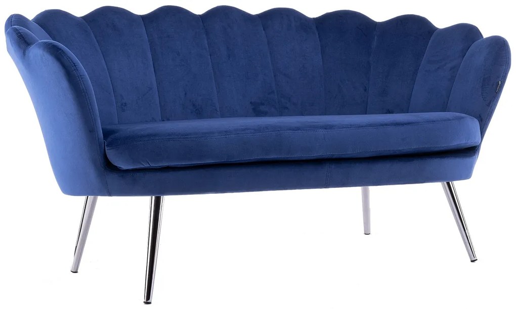 FREY Bleumarin din Caifea cu Spătar cu Picioare Cromata