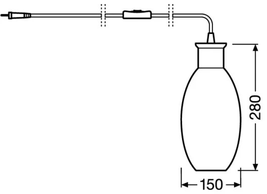 Lampă de masă GRAPE 1xE27/40W/230V Ledvance