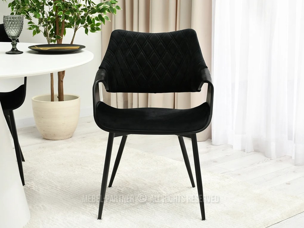 Scaun Rolf K (negru). 1111249