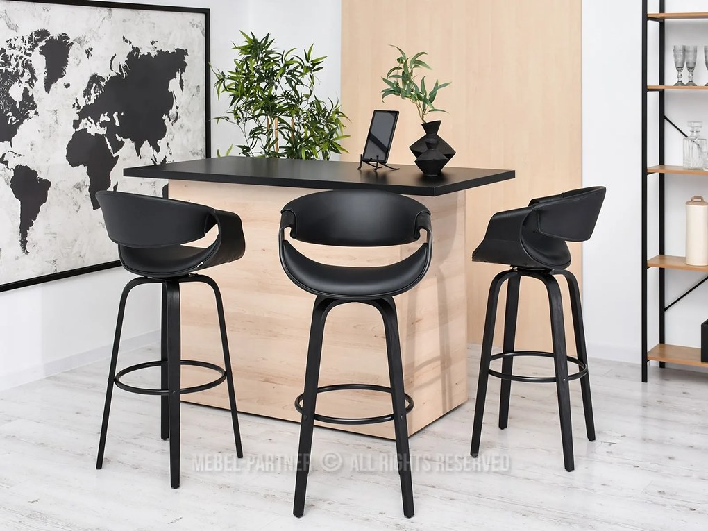 Scaun Bjorn H (negru). 1110649