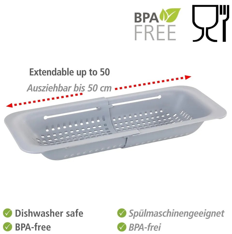 Strecurătoare pentru chiuvetă din plastic Sieve – Wenko