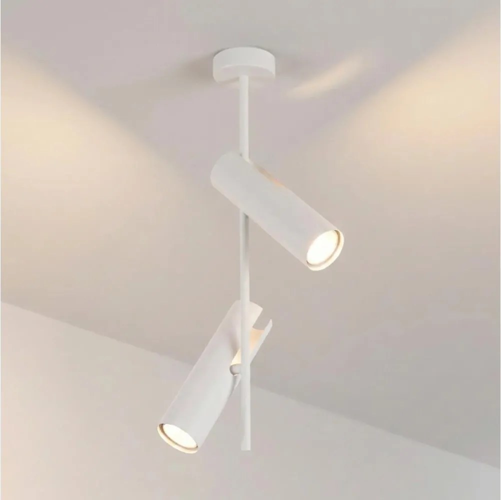 Brilagi - Lustră pe tijă BRANCH 2xGU10/30W/230V albă