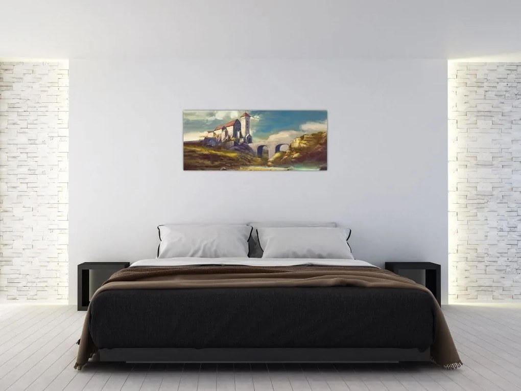 Tablou - Castelul medieval (120x50 cm)