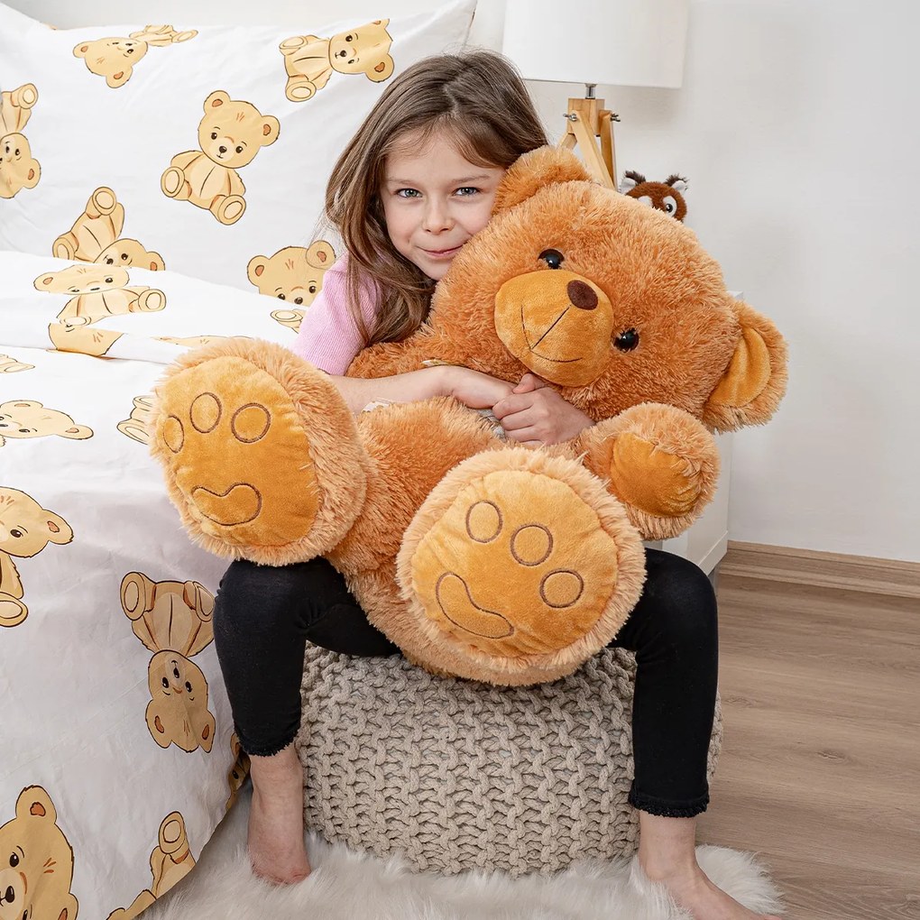 Lenjerie de pat din bumbac 4Home Teddies , 140 x200 cm, 70 x 90 cm, 140 x 200 cm, 70 x 90 cm