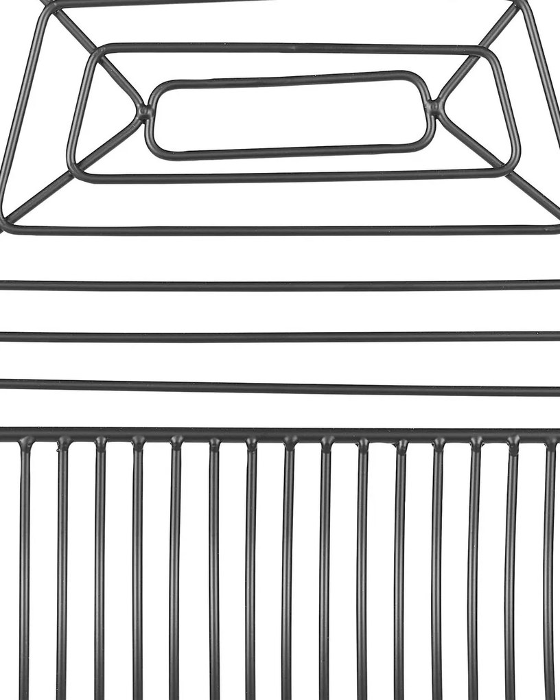 Set 2 buc scaun tip bar Bethel (negru). 1078099