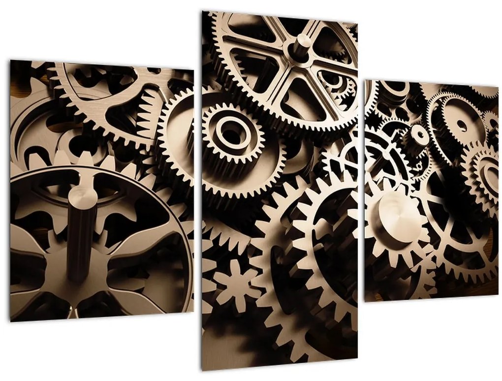 Tablou - Piese de ceas (90x60 cm)