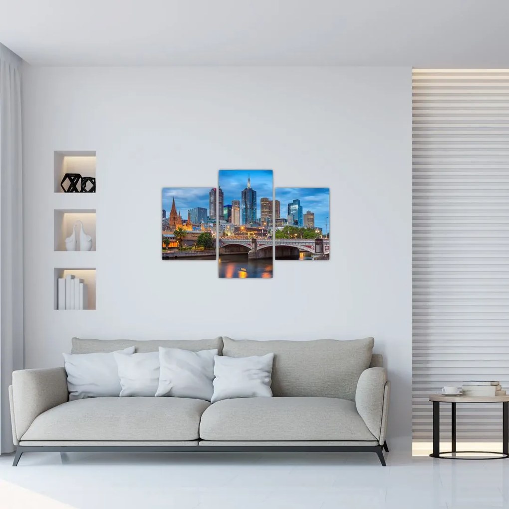 Tablou cu orașul Melbourne (90x60 cm)